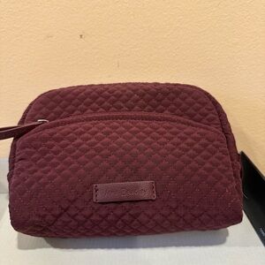 Vera Bradley Red Quilted Cosmetic Bag
